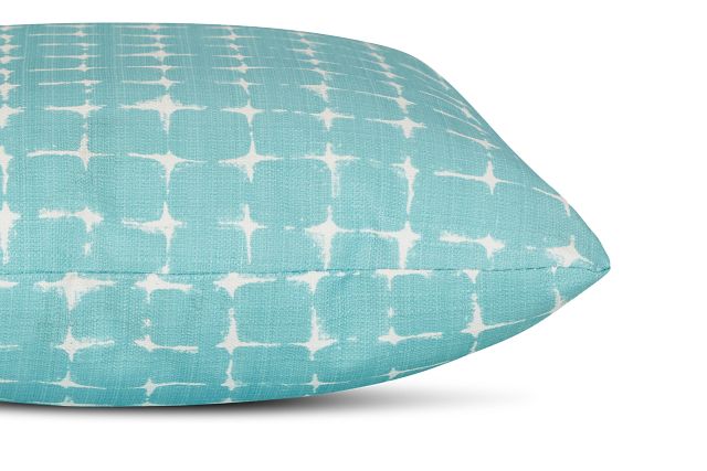 Neptune Teal 18" Indoor/outdoor Square Accent Pillow