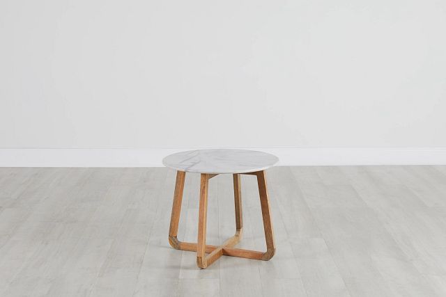 Olivia Marble Accent Table