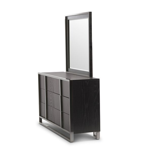 Tribeca Dark Tone Dresser & Mirror (2)