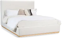 Calabasas Beige Uph Panel Bed