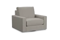 Edgewater Revenue Beige Swivel Chair
