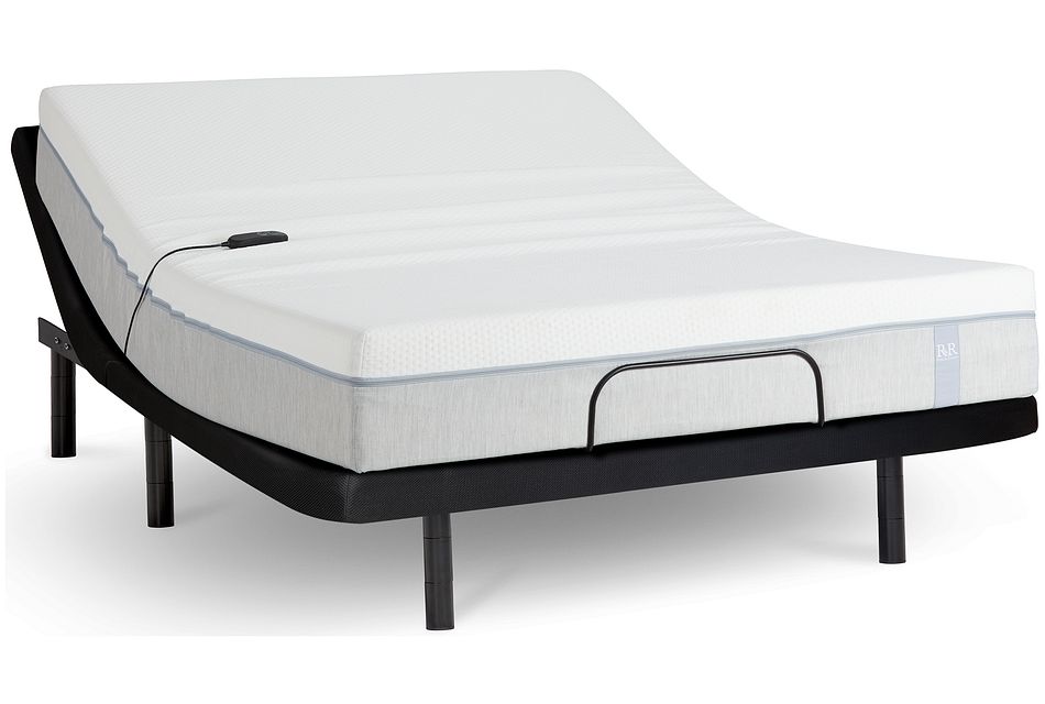 Rest & Renew Memory Foam 10" Silver Adjustable Mattress Set