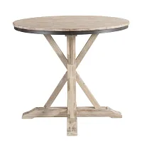 Kellie Light Tone Round High Dining Table