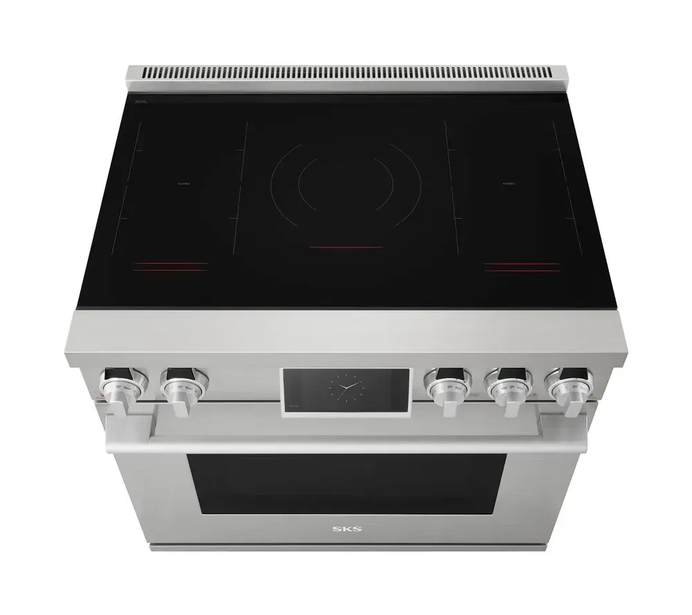 Sks 360 Series Stainless Steel 36" Induction Range