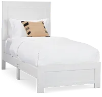Ollie White Panel Bed