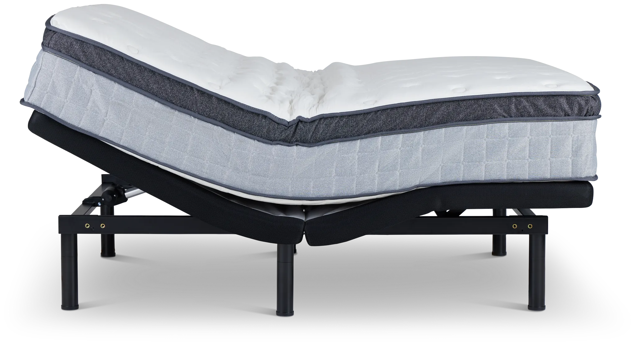 Rest & Renew By Zinus Pocket Innerspring 14" Deluxe Adjustable Mattress Set