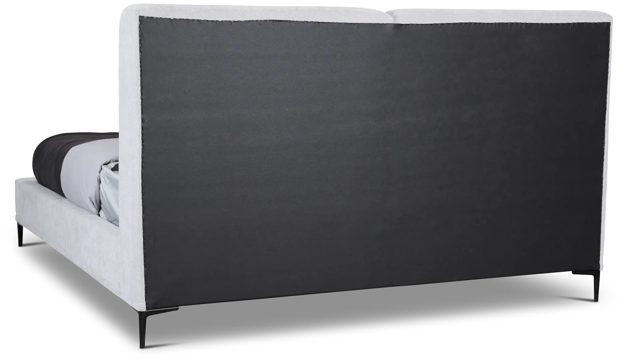 Emit Light Gray Uph Panel Bed