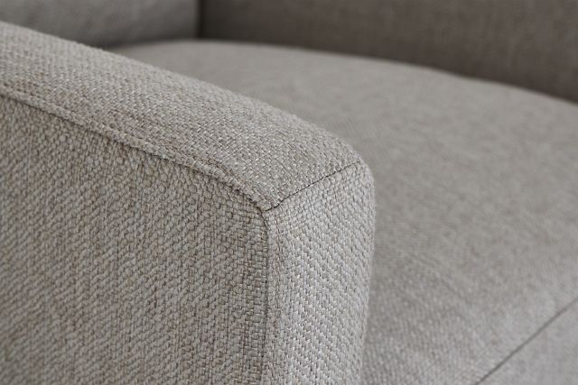 Mckenzie Light Gray Fabric Swivel Accent Chair