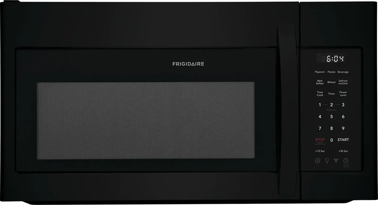 Frigidaire 1846 Series Black Over-the-range Microwave