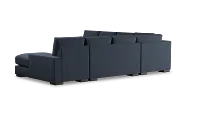Edgewater Elevation Dark Blue Large Right Chaise Sectional