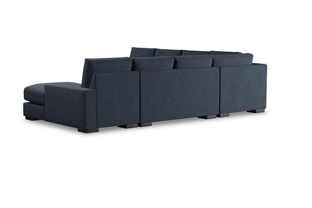 Edgewater Elevation Dark Blue Large Right Chaise Sectional