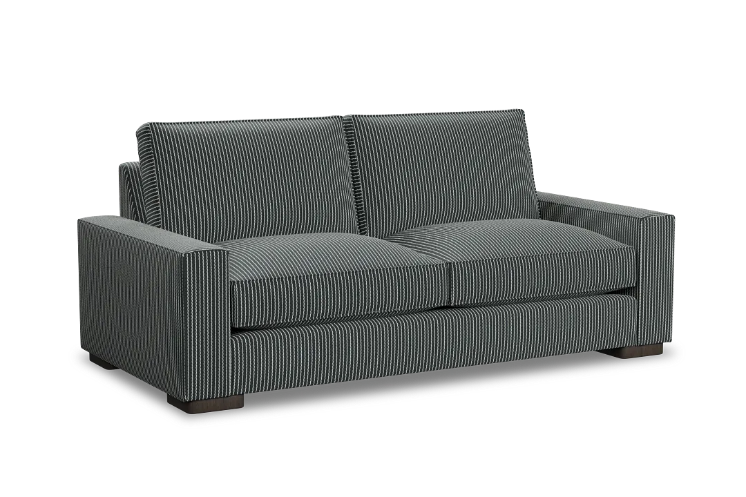 Edgewater Lucy Navy 84" Sofa W/ 2 Cushions