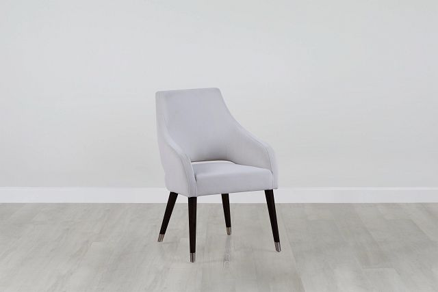 Naveen Pewter Velvet Upholstered Arm Chair (0)