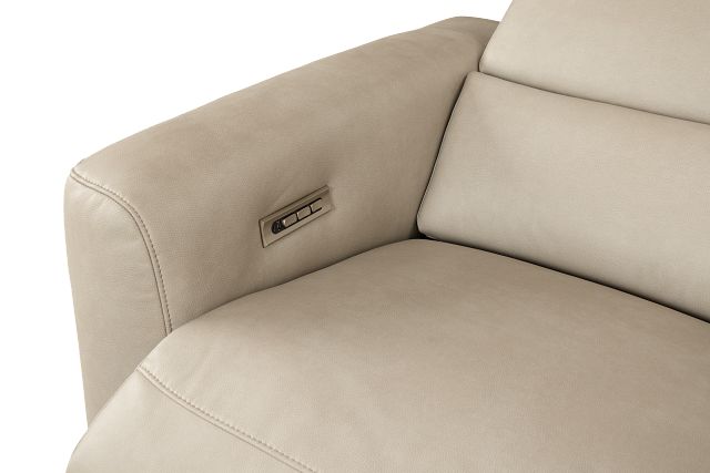 Melody Light Gray Storage Small Dual Power Right Chaise Sectional