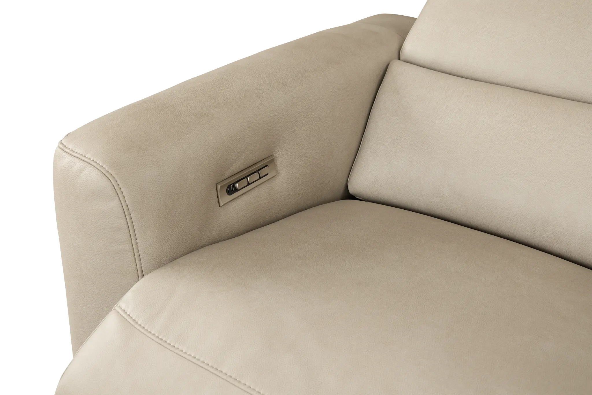 Melody Light Gray Storage Small Dual Power Right Chaise Sectional Melody Light Gray Storage Small Dual Power Right Chaise Sectional