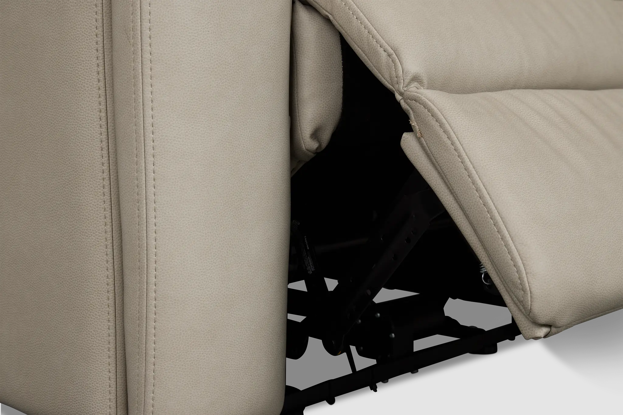 Melody Light Gray Micro Power Recliner Melody Light Gray Micro Power Recliner