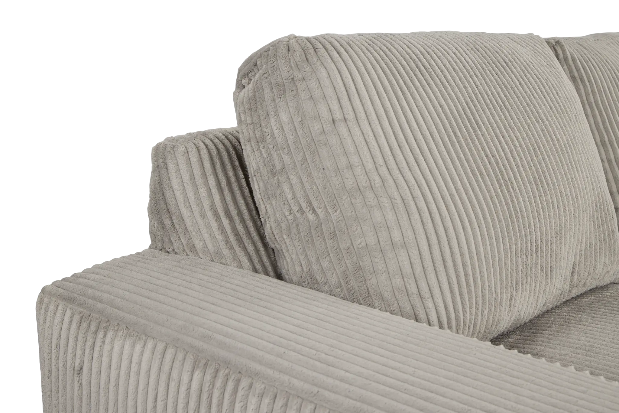 Charlie Gray Fabric Medium Left Chaise Sectional Charlie Gray Fabric Medium Left Chaise Sectional