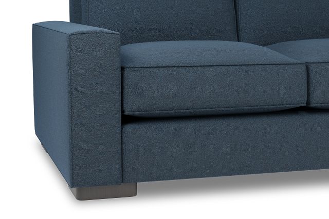 Edgewater Elite Blue 96" Sofa W/ 3 Cushions