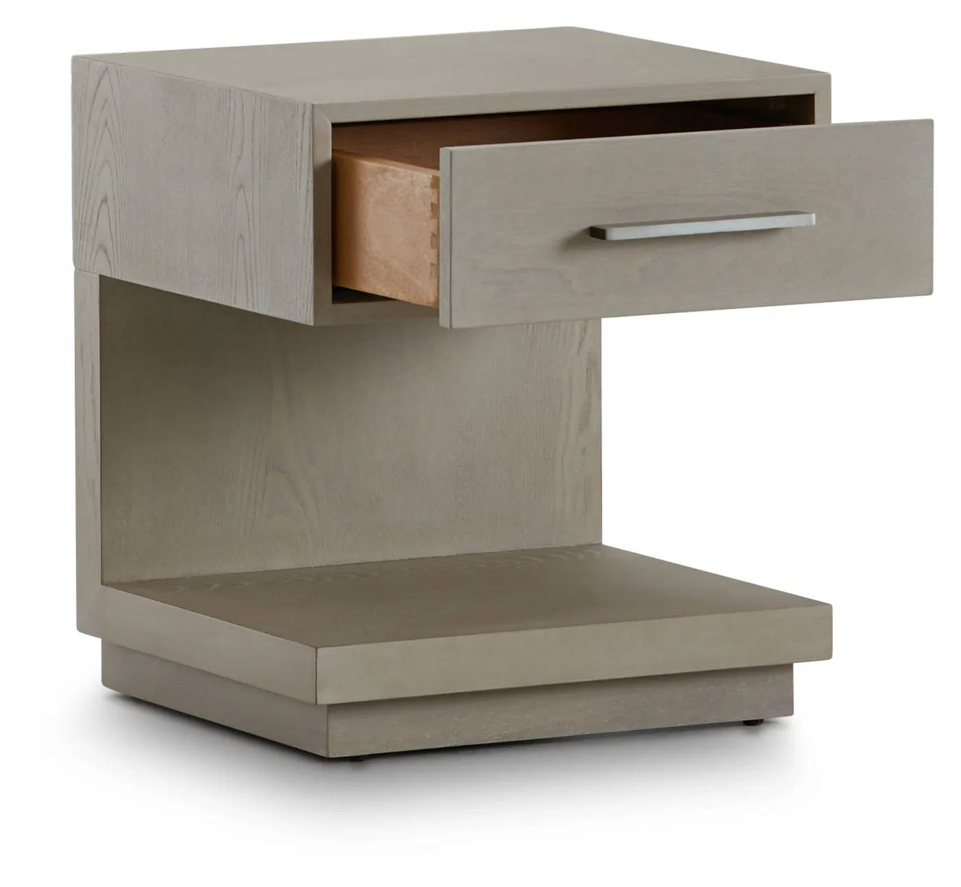 Destination Light Tone Drawer Nightstand