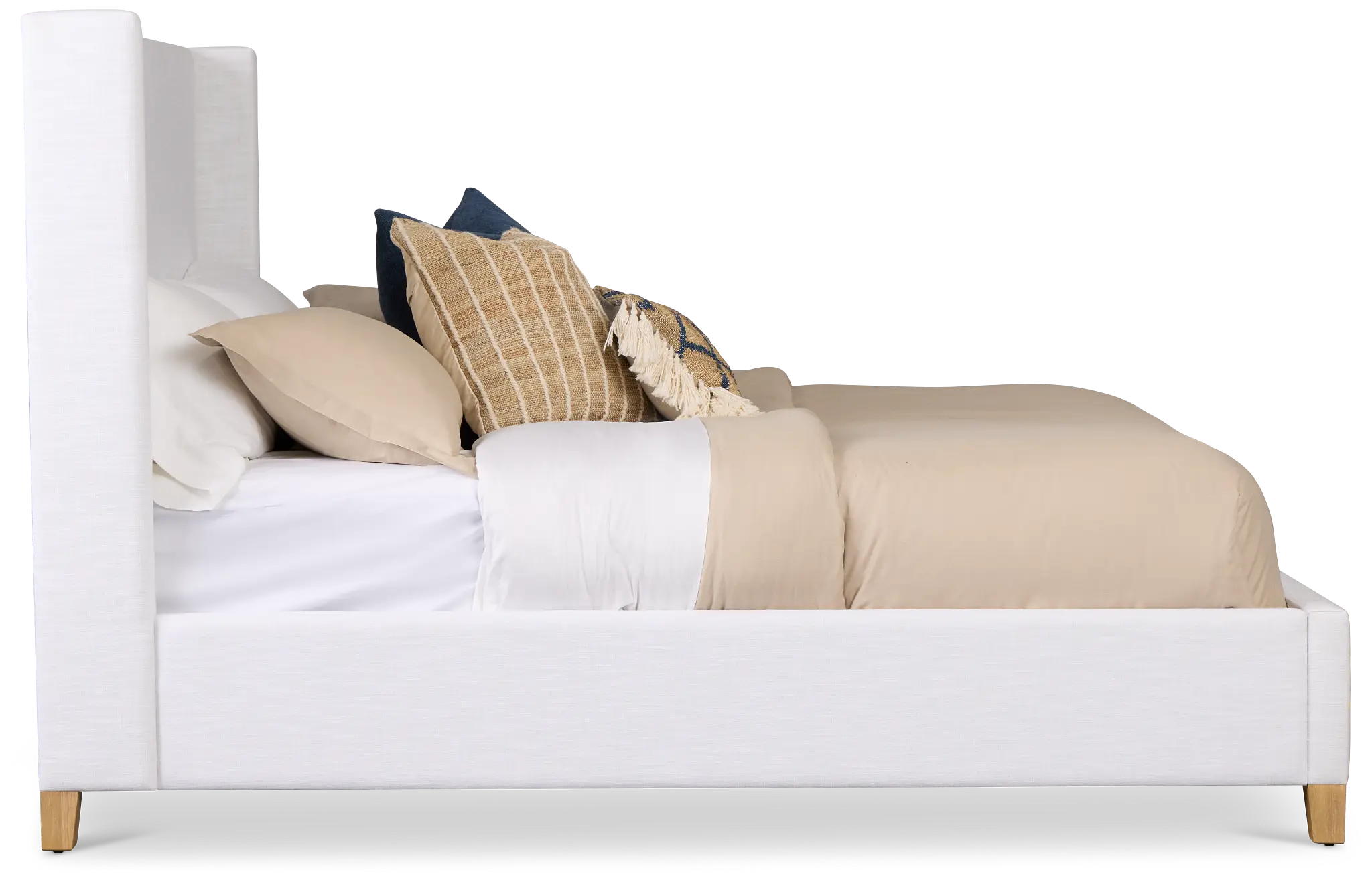 Nantucket White Uph Panel Bed Nantucket White Uph Panel Bed