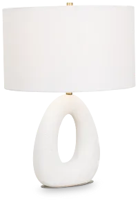 Lorna White Terrazzo Table Lamp
