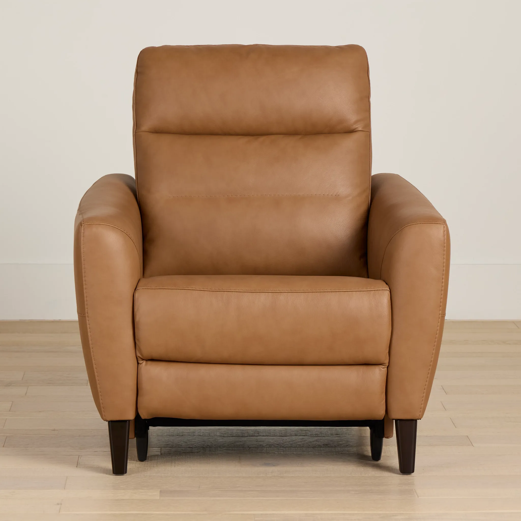 Keaton Brown Lthr/vinyl Power Recliner With Power Headrest