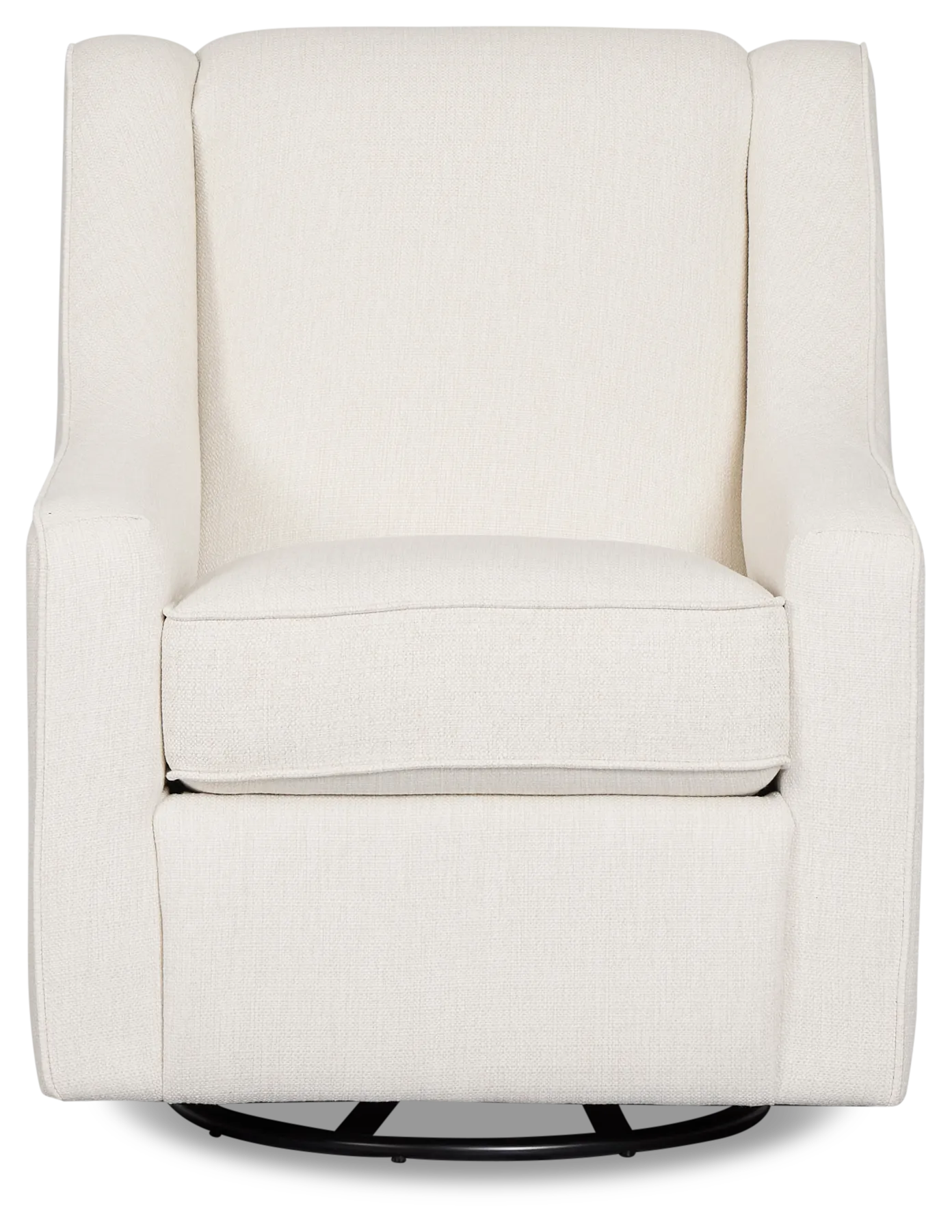 Sinclair Light Beige Fabric Swivel Chair