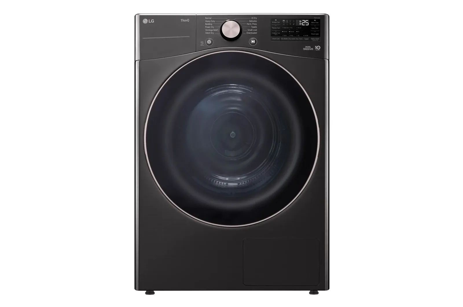 Lg 4002 Series Black Front Load Electric Dryer