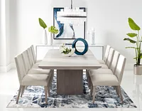 Palmyra Dark Blue 8x10 Area Rug