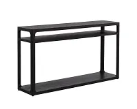 Allure Black Console Table