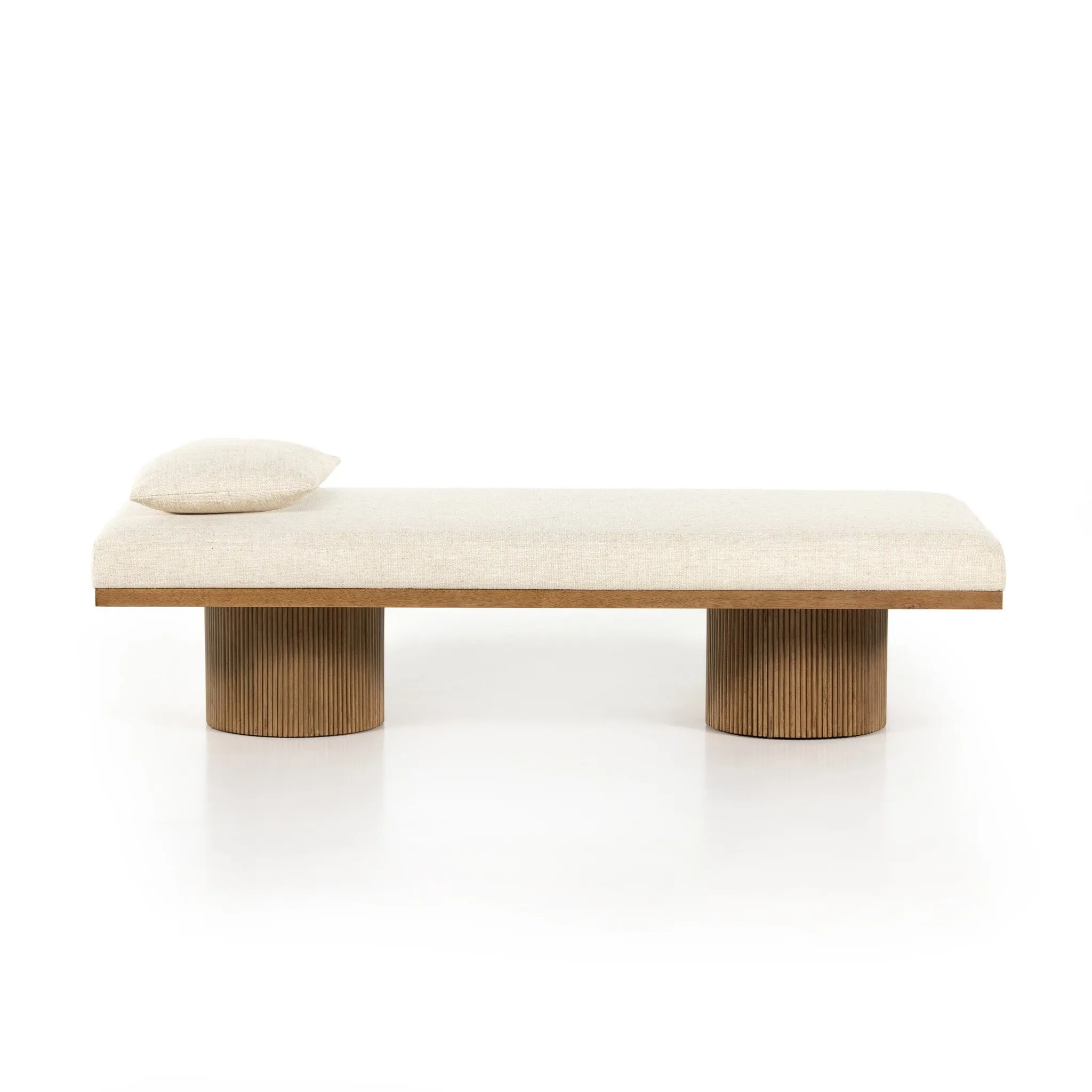 Four Hands Zayne Ivory Fabric Accent Chaise