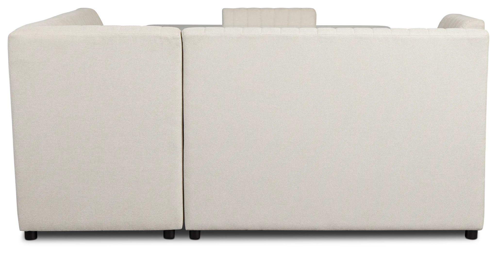 Palisades White Square Table, 2 Chairs & Bench