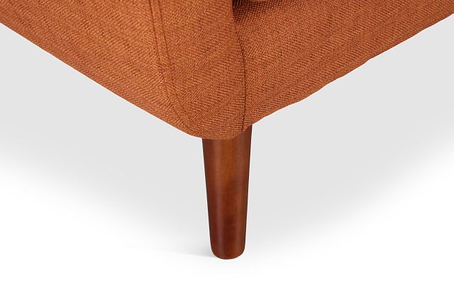 Raya Orange Fabric Sofa