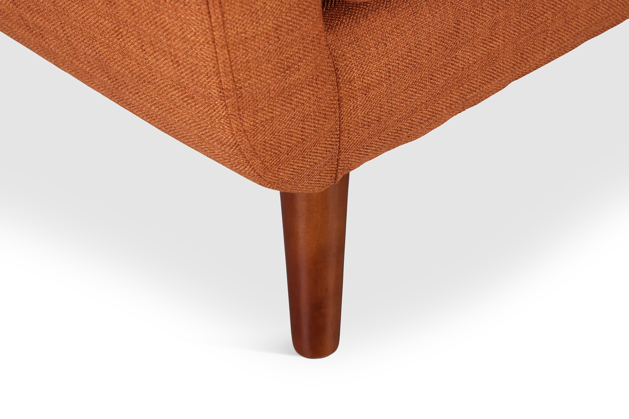 Raya Orange Fabric Sofa
