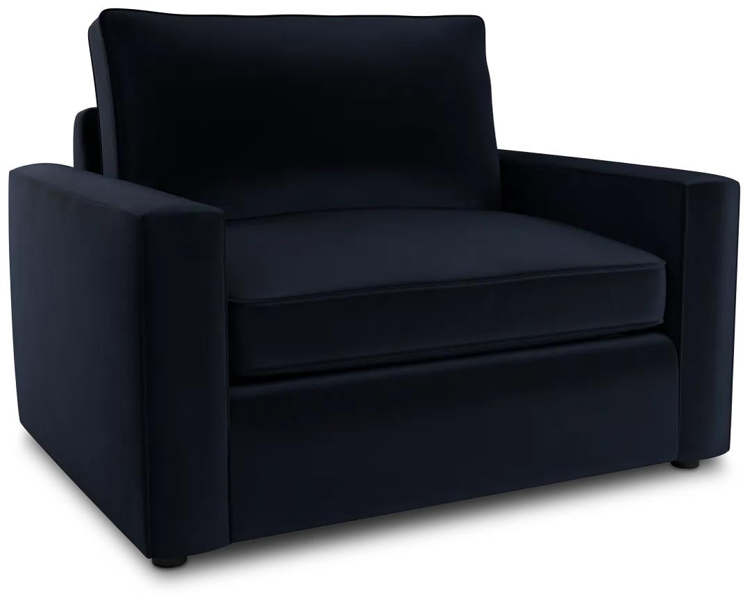 Siesta Joya Dark Blue Fabric Cooling Memory Foam Sleeper