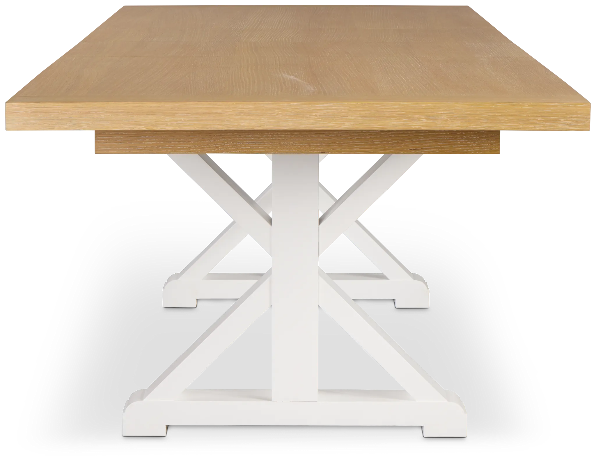 Nantucket Two-tone Light Tone Trestle Table