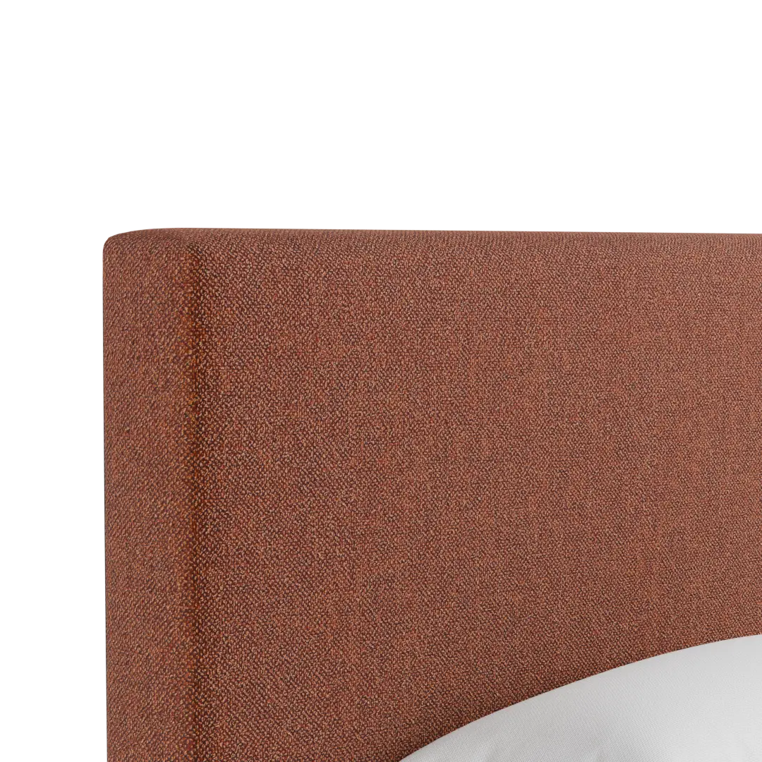 Grayton Elite Medium Brown 54" Upholstered Platform Bed Grayton Elite Medium Brown 54" Upholstered Platform Bed