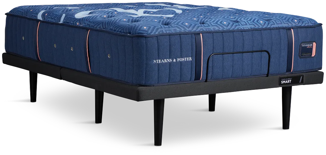 Stearns & Foster Lux Estate Medium Ergo Smart Adjustable Mattress Set