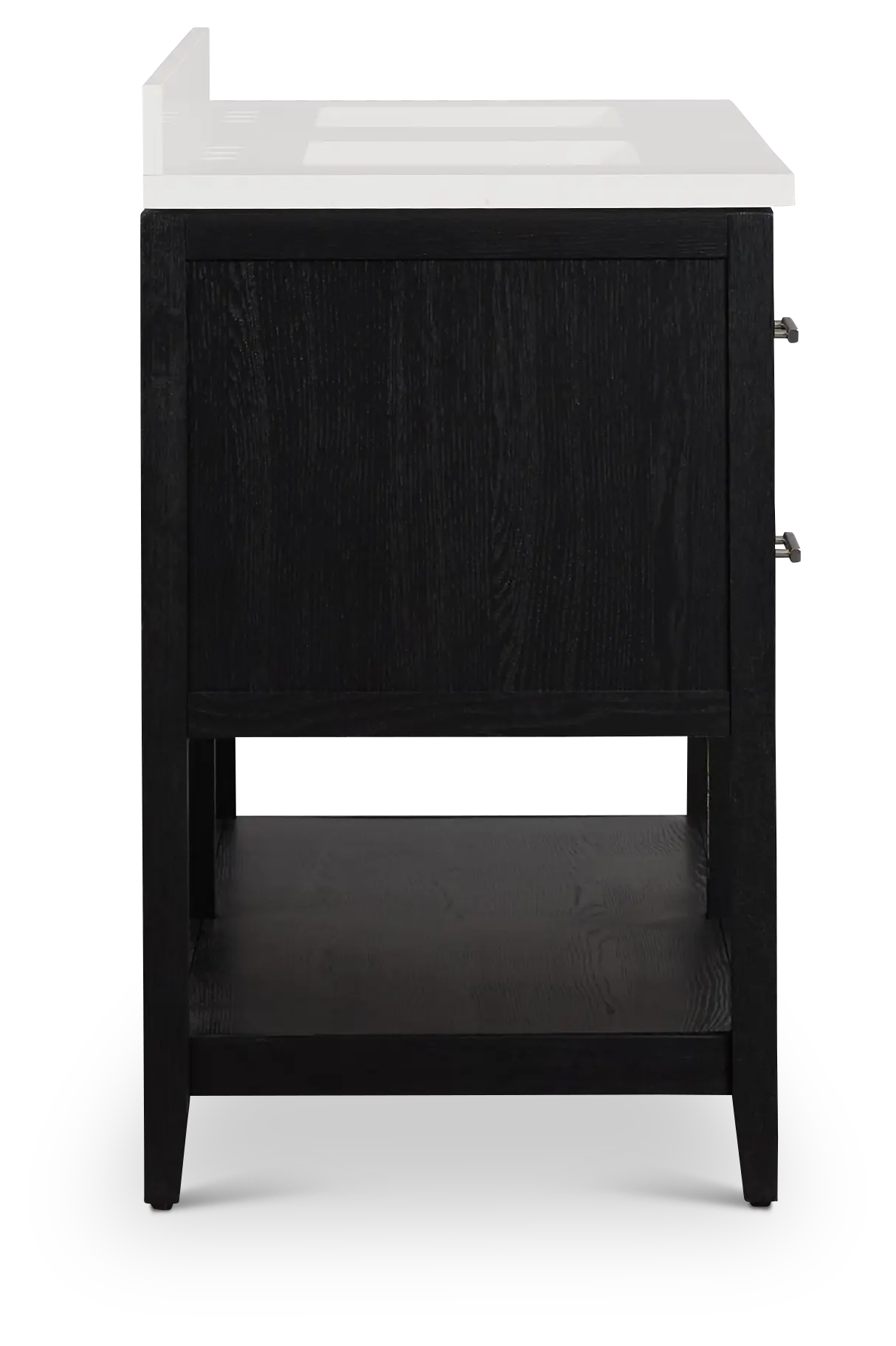Alden Black 60" Double Bathroom Vanity Alden Black 60" Double Bathroom Vanity