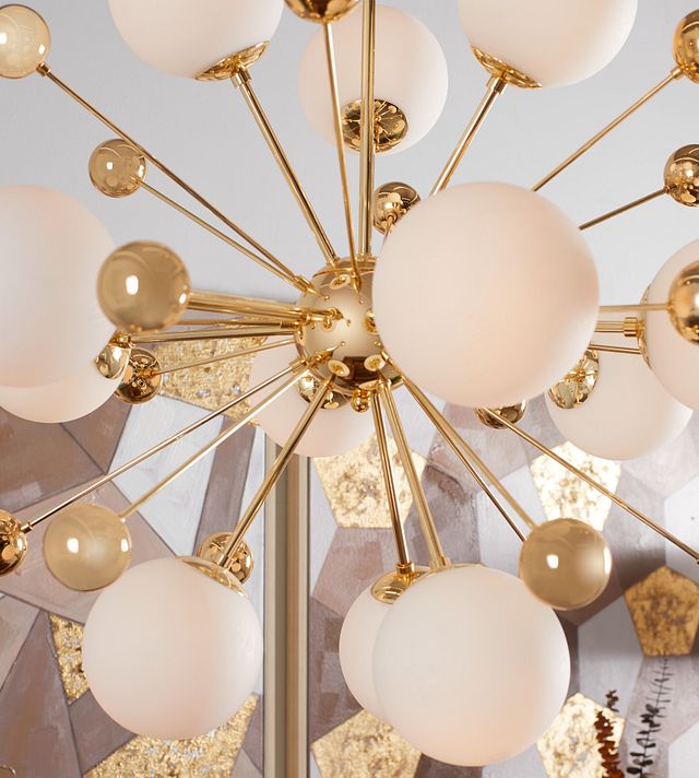 Khia Gold Chandelier