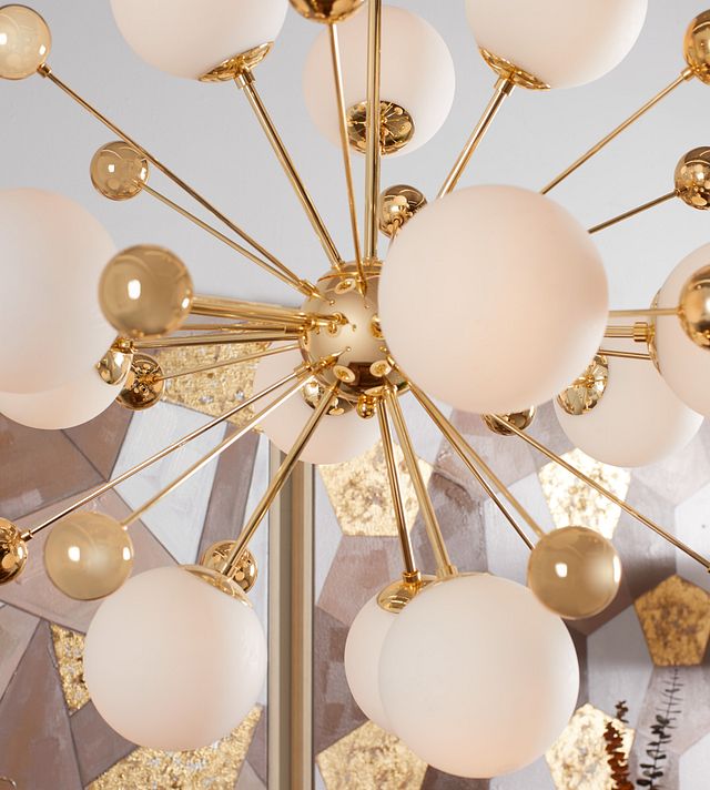 Khia Gold Chandelier