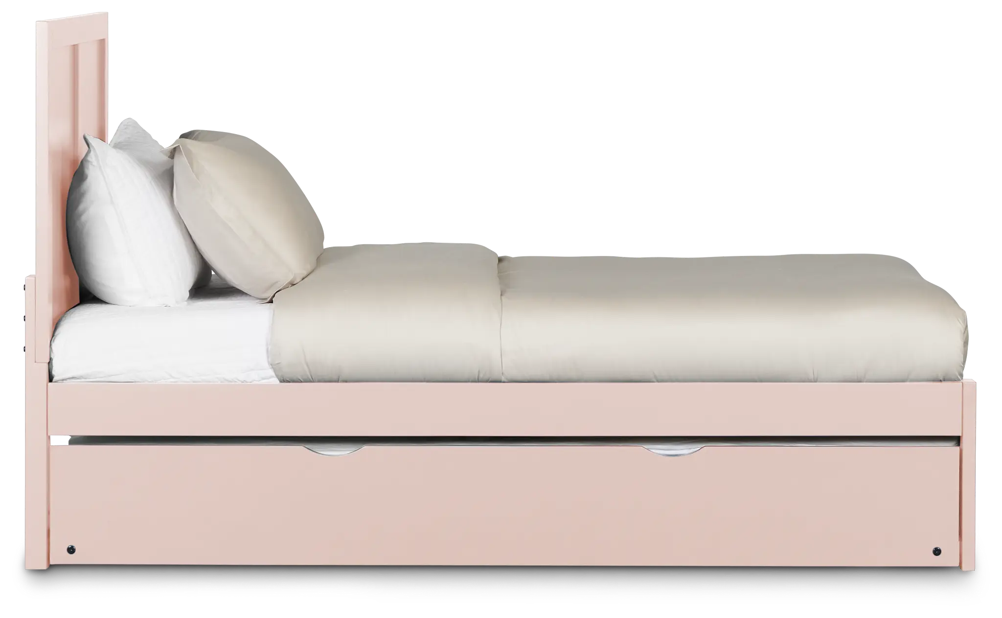 Charleston Pink Panel Trundle Bed Charleston Pink Panel Trundle Bed