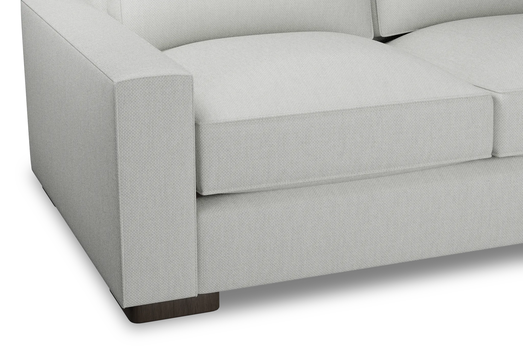 Edgewater Revenue White Medium Two-arm Sectional