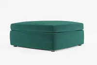 Destin Joya Green Velvet Cocktail Ottoman