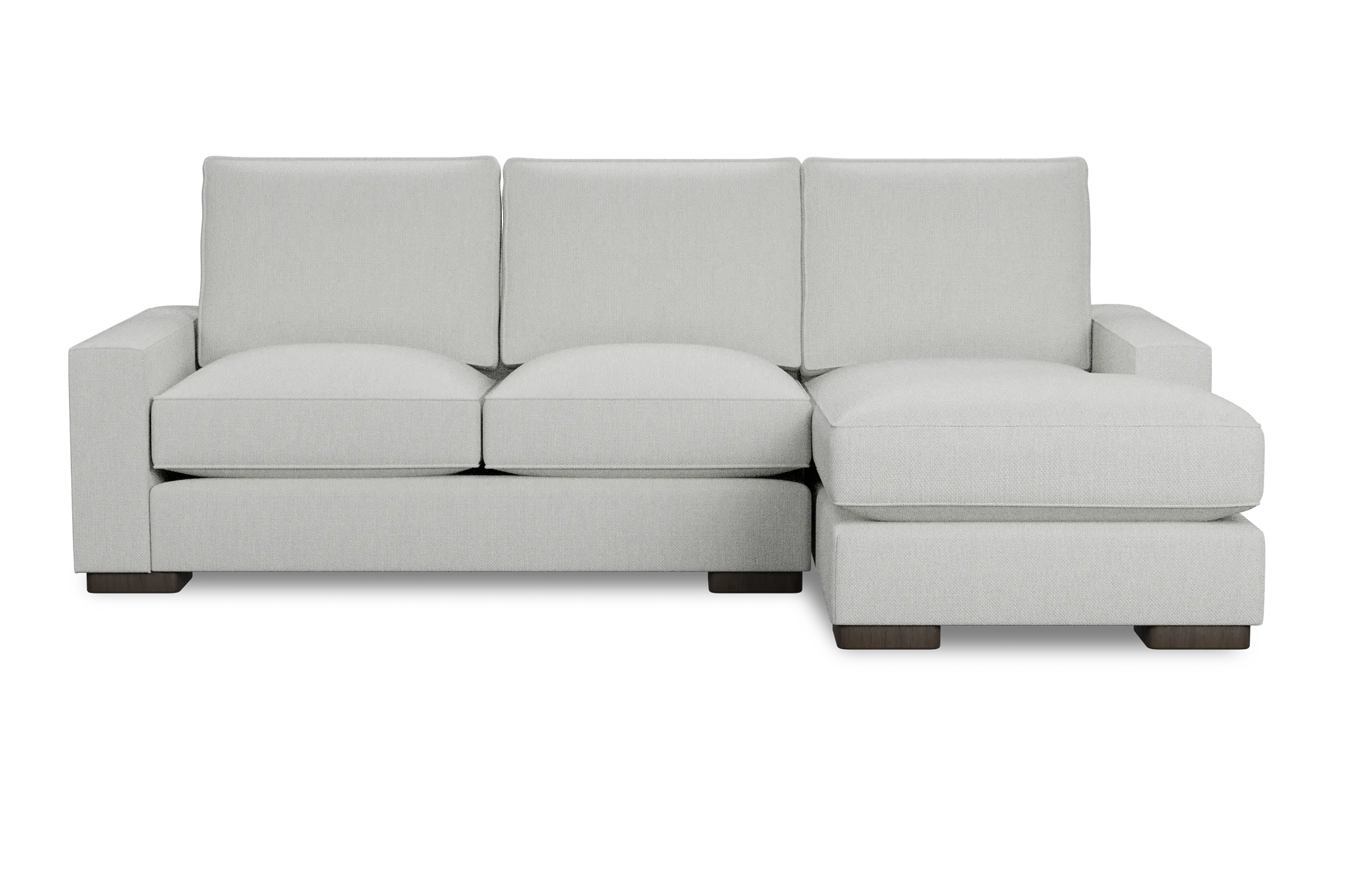 Edgewater Revenue White Right Chaise Sectional