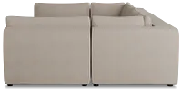 Destin Sutton Beige Fabric 8-piece Pit Sectional