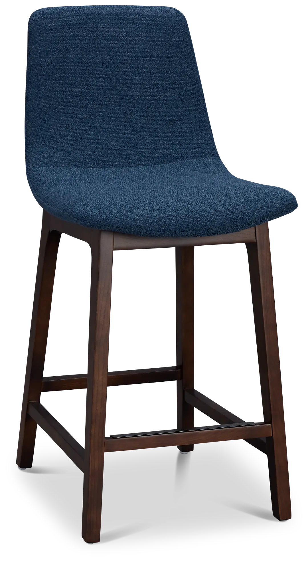 Hamilton Dark Blue Fabric 24" Upholstered Barstool Hamilton Dark Blue Fabric 24" Upholstered Barstool