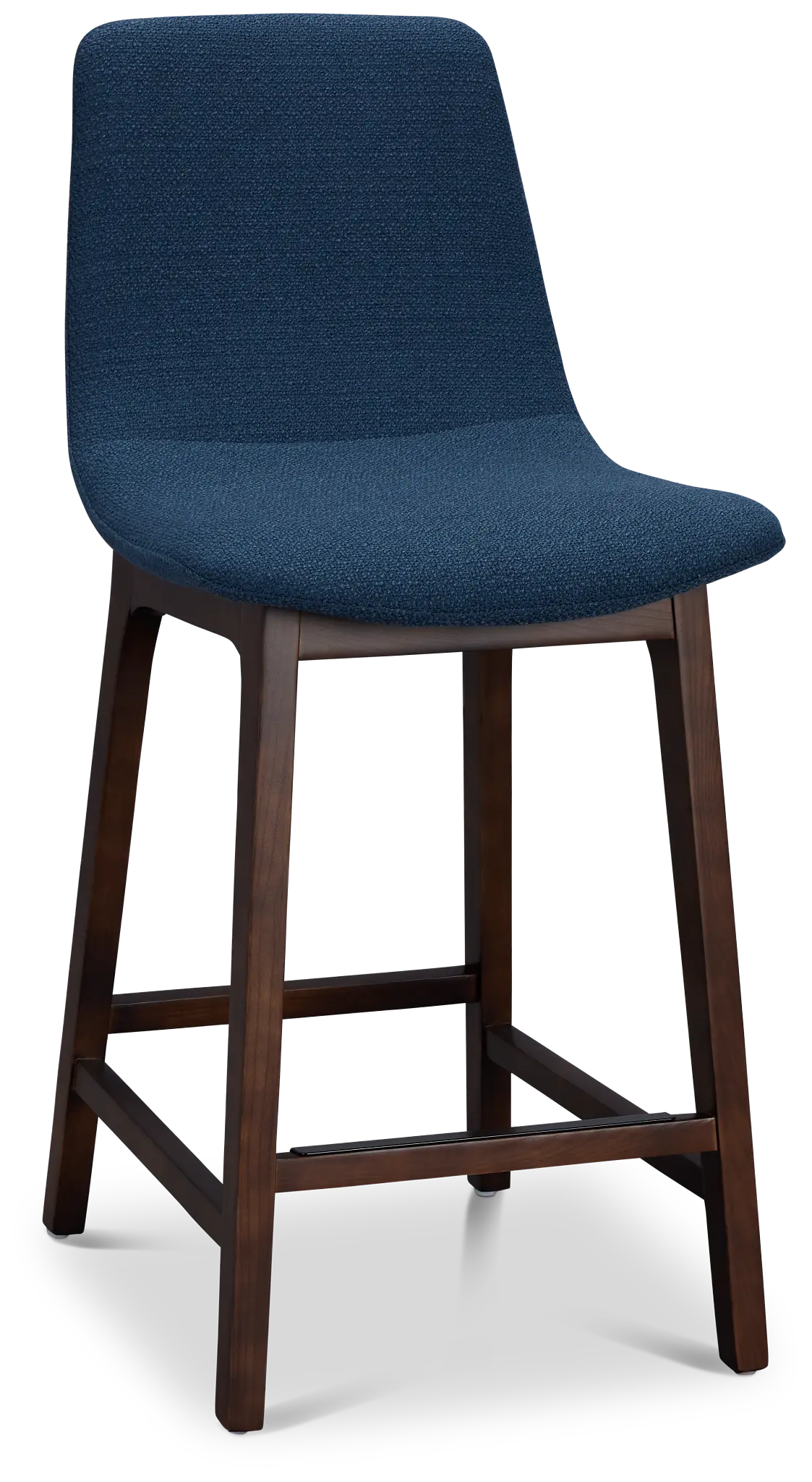 Hamilton Dark Blue Fabric 24" Upholstered Barstool Hamilton Dark Blue Fabric 24" Upholstered Barstool