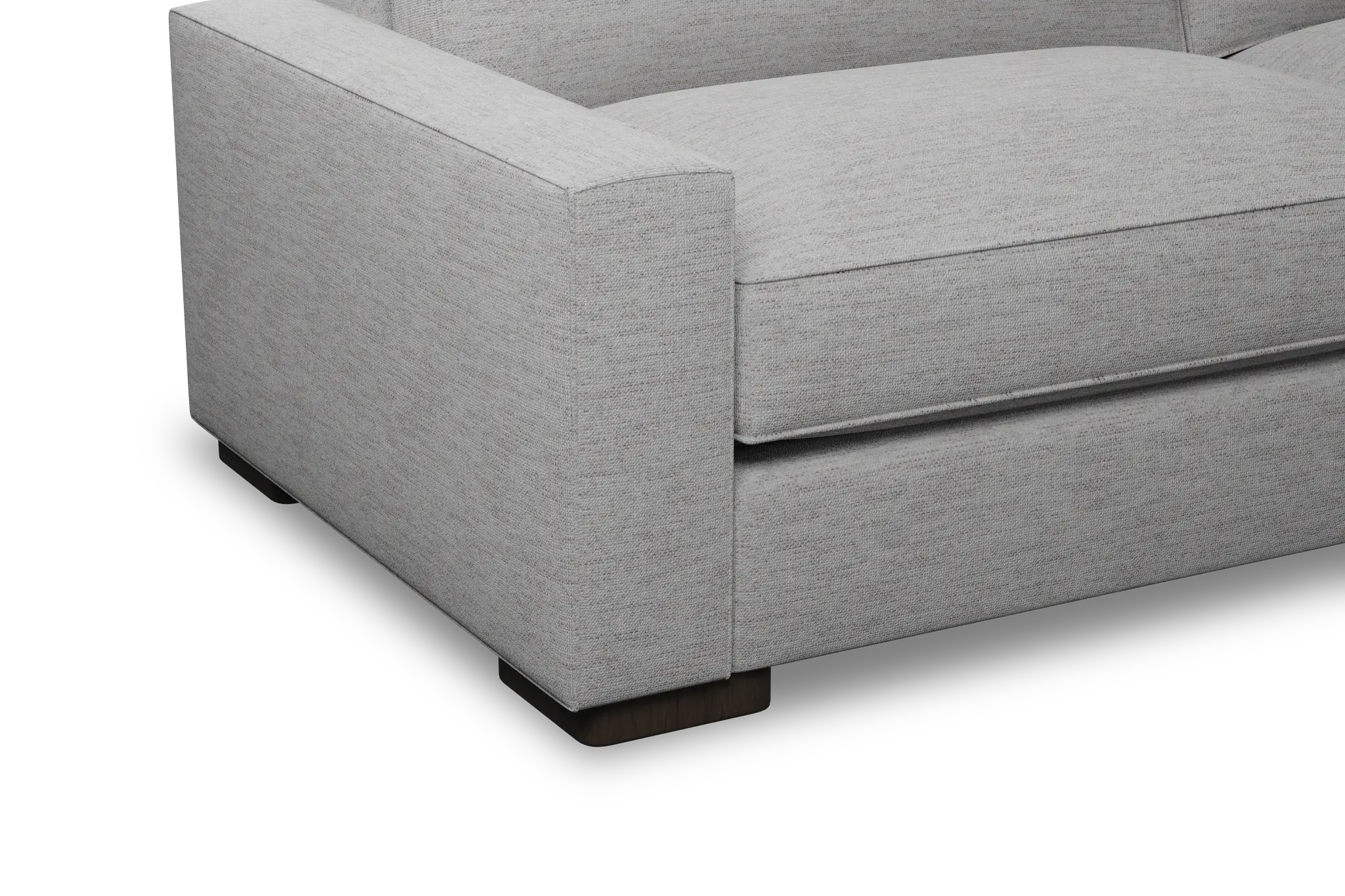 Edgewater Maguire Gray 96" Sofa W/ 2 Cushions Edgewater Maguire Gray 96" Sofa W/ 2 Cushions