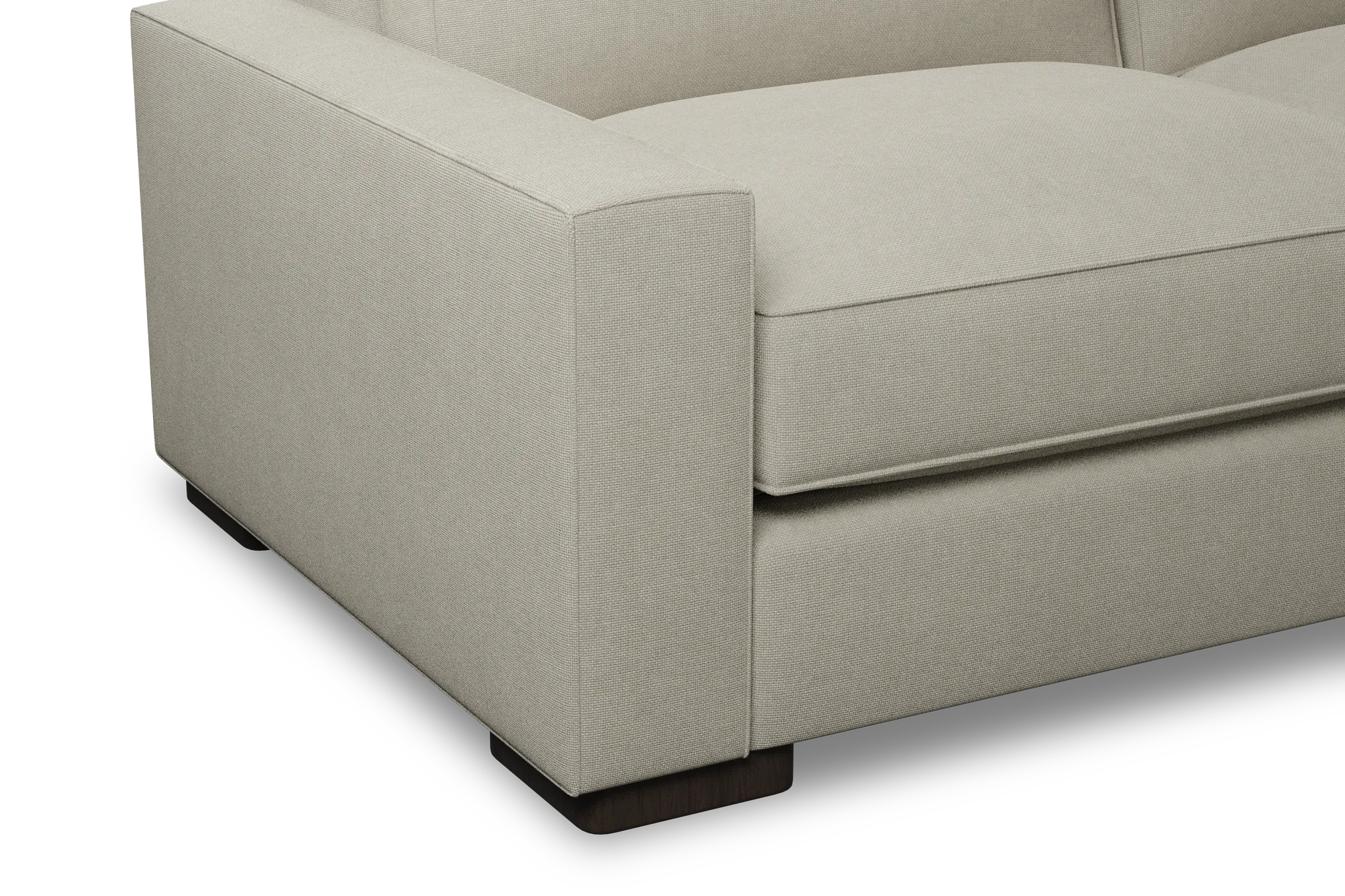 Edgewater Suave Beige 84" Sofa W/ 2 Cushions